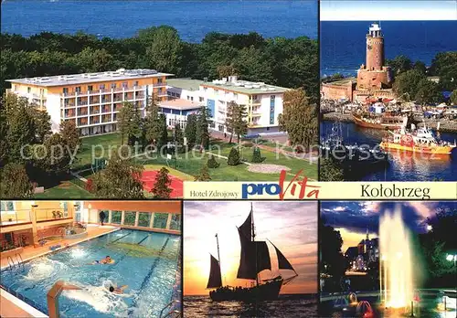 Kolobrzeg Polen Hotel Zdrojowy pro Vita Kat. Kolberg Pommern