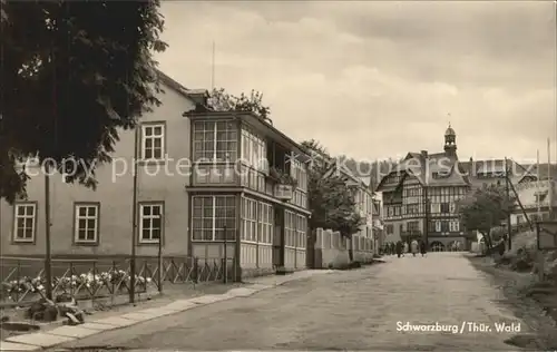 Schwarzburg Thueringer Wald Stadtansicht Kat. Schwarzburg