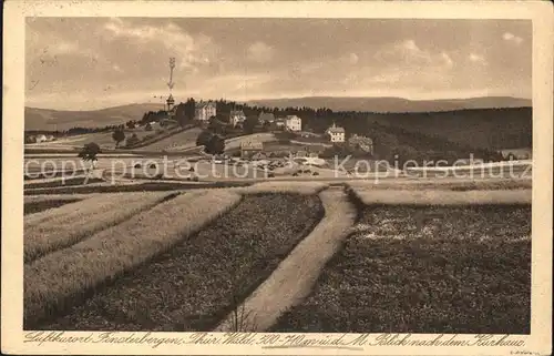 Finsterbergen Blick zum Kurhaus Kat. Finsterbergen Thueringer Wald