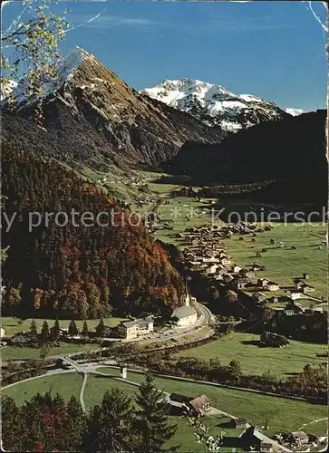 Au Bregenzerwald Fliegeraufnahme Kat. Schoppernau