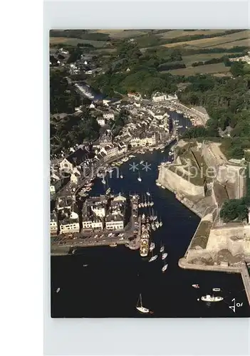 Belle Ile en Mer Fliegeraufnahme Le Palais Port et Citadelle