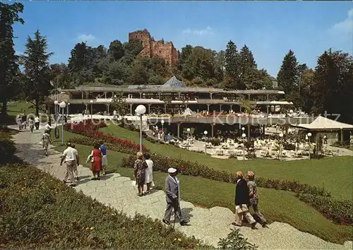 Badenweiler Kurmittelhaus Park Burgruine Kat. Badenweiler