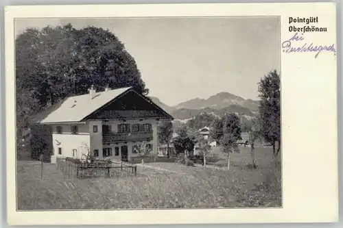 Oberschoenau Koenigssee Pointguetl x 1935 / Schoenau a.Koenigssee /Berchtesgadener Land LKR