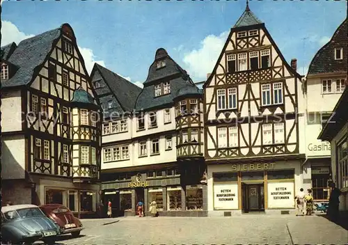 Limburg Lahn Am Kornmarkt Fachwerkhaeuser Ladengeschaefte Kat. Limburg a.d. Lahn