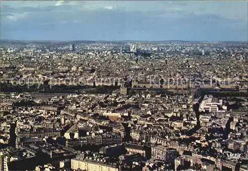 Paris Fliegeraufnahme avec Sacre Cour Kat. Paris