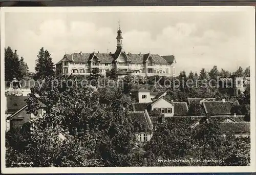 Friedrichroda Kurhaus Kat. Friedrichroda