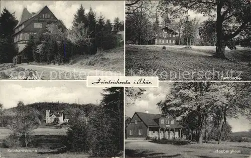 Friedrichroda Spie?berghaus Tanzbuche Reinhardsbrunn Heuberghaus Kat. Friedrichroda