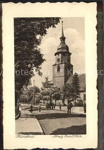 Friedrichroda Herzog Ernst Platz Kat. Friedrichroda