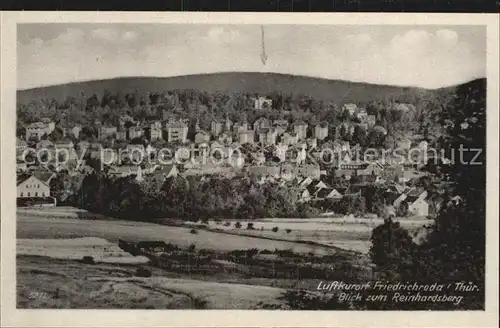 Friedrichroda Blick zum Reinhardsberg Kat. Friedrichroda