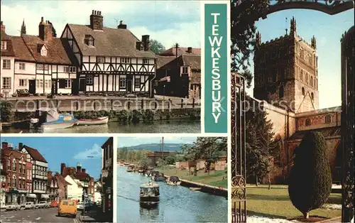 Tewkesbury Abbey Through Gateway Barton Street  Kat. Tewkesbury