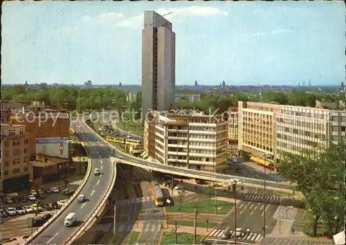 Duesseldorf Hochstrasse Thyssen Haus  Kat. Duesseldorf