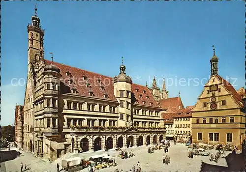 Rothenburg Tauber Rathaus Kat. Rothenburg ob der Tauber