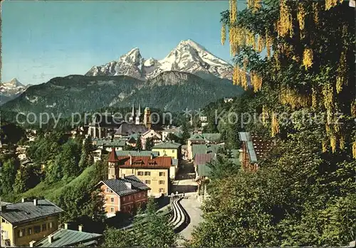 Berchtesgaden mit Watzmann Kat. Berchtesgaden