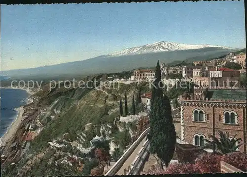 Taormina Sizilien Etna Villa Pensione Paradiso Kat. 