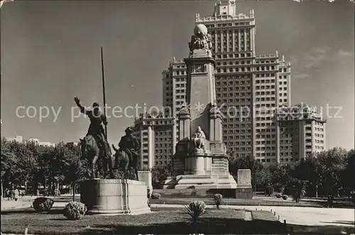 Madrid Spain Hotel Plaza Spain Square Kat. Madrid