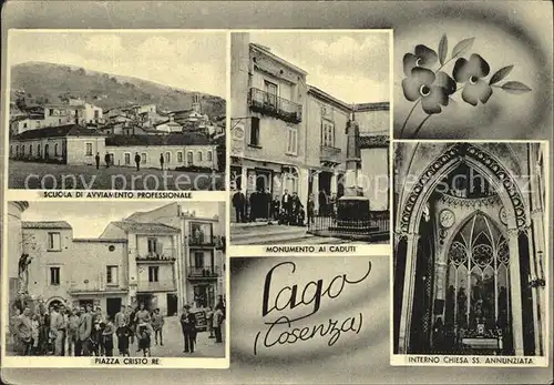 Cosenza Piazza Cristo Interno Chiesa Monumento al Caduti Kat. Cosenza