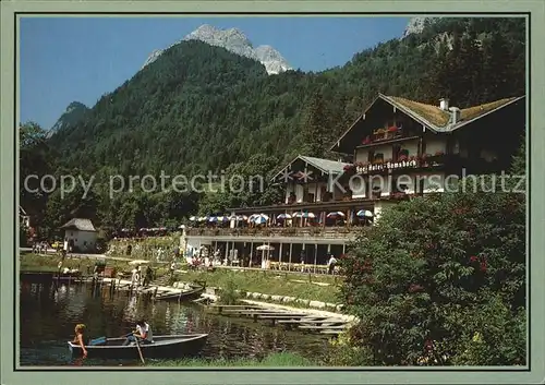 Ramsau Berchtesgaden Seehotel Gamsbock Kat. Ramsau b.Berchtesgaden