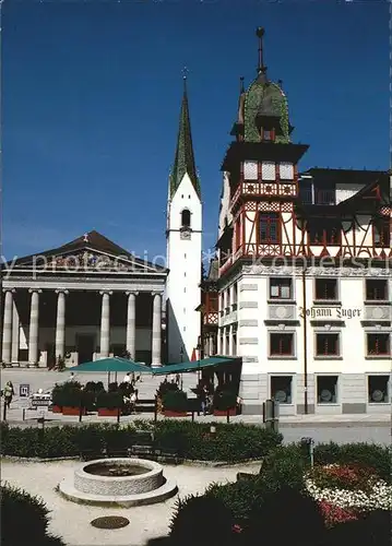 Dornbirn Vorarlberg Gartenstadt Theater Kirchturm Kat. Dornbirn