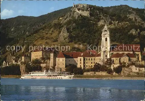 Duernstein Wachau Kloster Burgruine MS Theodor Koerner Kat. Duernstein