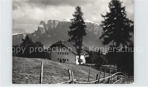 Ritten Renon Haus Bergfrieden Kat. Renon Ritten Suedtirol