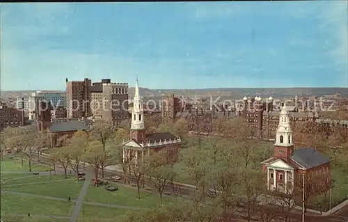 New Haven Connecticut The Three Churches on the Green Kat. New Haven