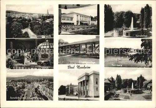 Bad Nauheim Gesamtansicht Trinkkur Anlage Teichhaus Sprudelhof Johannisberg  Kat. Bad Nauheim