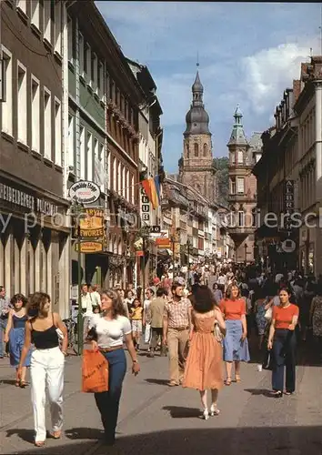 Heidelberg Neckar Fussgaengerzone Kat. Heidelberg