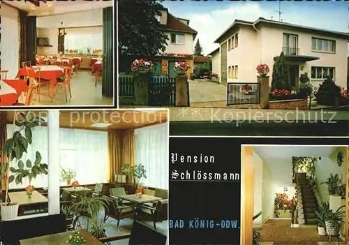 Bad Koenig Odenwald Pension Schloessmann Kat. Bad Koenig