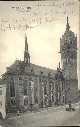 Wittenberg Lutherstadt Schlosskirche Kat. Wittenberg