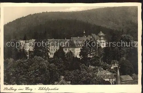 Stolberg Harz Schlosspartie Kat. Stolberg Harz