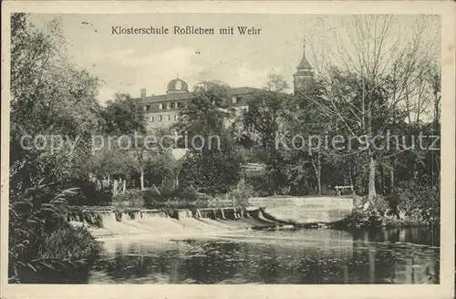 Rossleben Klosterschule Wehr Kat. Rossleben