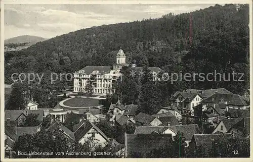 Bad Liebenstein Blick vom Aschenberg Kat. Bad Liebenstein