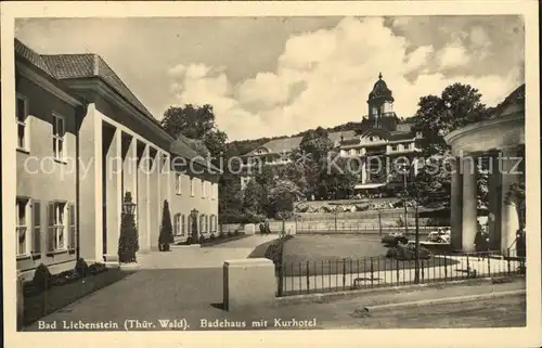 Bad Liebenstein Badehaus mit Kurhotel Kat. Bad Liebenstein