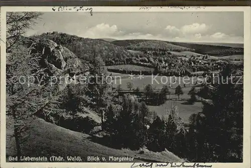 Bad Liebenstein Blick vom Morgentor Kat. Bad Liebenstein