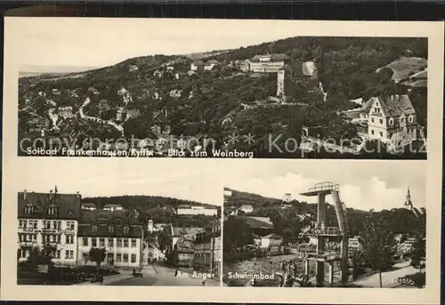 Frankenhausen Bad Blick zum Weinberg Kat. Bad Frankenhausen