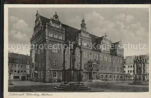 Wittenberg Lutherstadt Rathaus Kat. Wittenberg