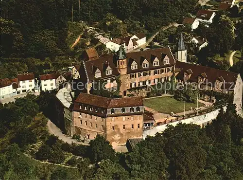 Schoenberg Bensheim Schloss Schoenberg Fliegeraufnahme Kat. Bensheim