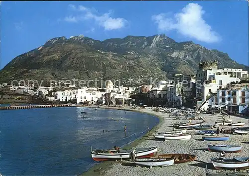 Forio d Ischia Der Strand Kat. 