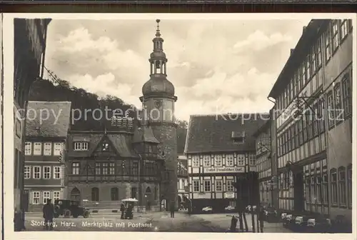 Stolberg Harz Marktplatz Postamt Kat. Stolberg Harz