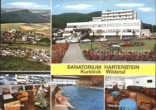 Reinhardshausen Sanatorium Hartenstein Kurklinik Wildetal Kat. Bad Wildungen