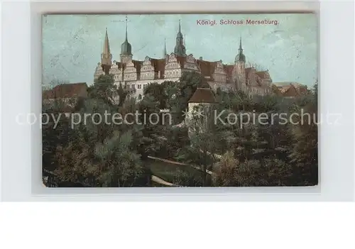 Merseburg Saale Koenigliches Schloss Kat. Merseburg