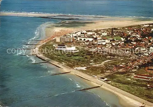 Borkum Nordseebad Fliegeraufnahme Kat. Borkum