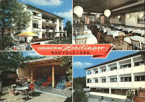 Bad Toelz Kursanatorium Hesslinger Kat. Bad Toelz