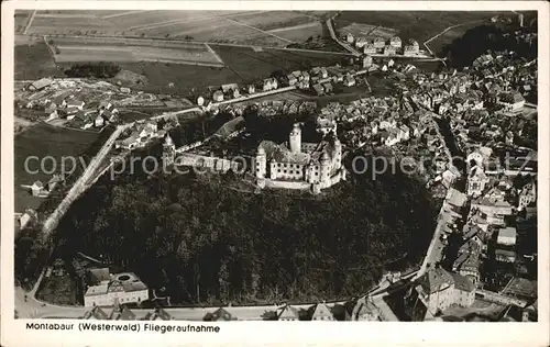 Montabaur Westerwald Fliegeraufnahme Kat. Montabaur