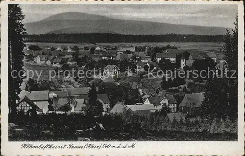 Tanne Harz Panorama Hoehenluftkurort Kat. Tanne Harz