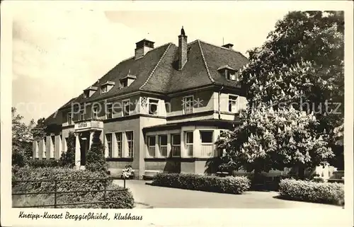 Berggiesshuebel Klubhaus Kastanienbaum Kneipp Kurort Kat. Bad Gottleuba Berggiesshuebel