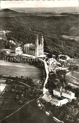 Vierzehnheiligen Basilika Fliegeraufnahme Kat. Bad Staffelstein