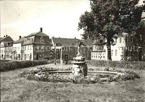 Bad Lausick Untermarkt Brunnen Kat. Bad Lausick