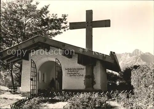 Kleinwalsertal Hirschegg Kriegerdenkmal Kat. Oesterreich