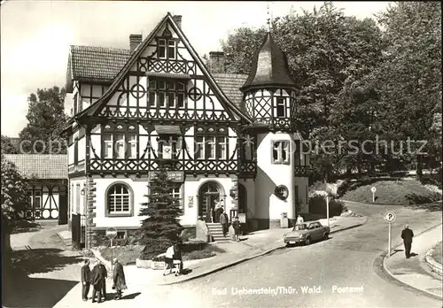 Bad Liebenstein Postamt Fachwerk Kat. Bad Liebenstein